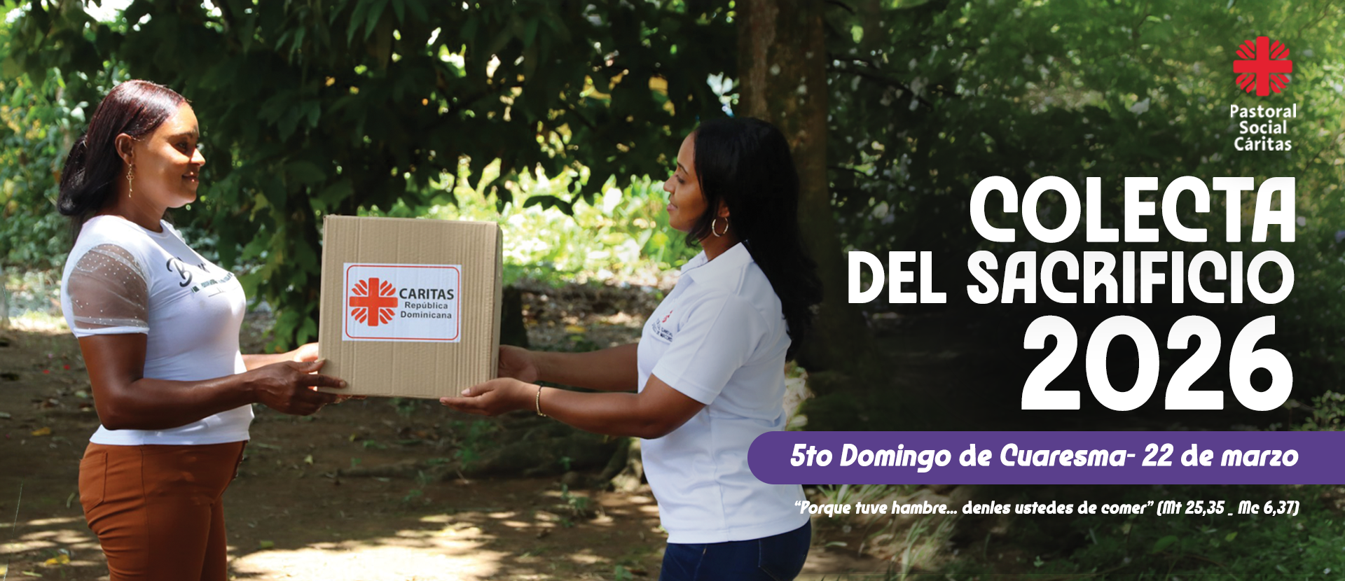 Colecta del Sacrificio 2026, un gesto de solidaridad que transforma vidas